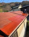 M邸にて、屋根、塀塗装工事が始まりま...